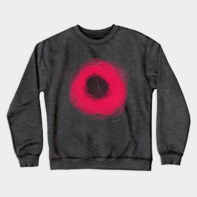 Poppie Crewneck Sweatshirt by Larisa Hernández